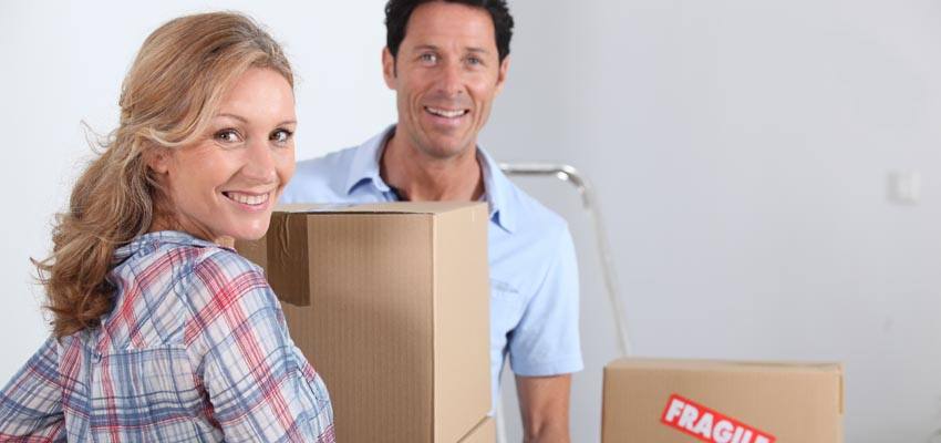 Use cardboard boxes when moving