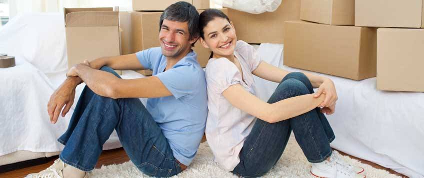 Couple ready for moving home